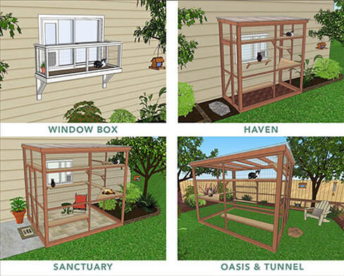 Cat Deck Enclosure Maharanienglishmedium Org - Kittywalk Deck Patio Outdoor Cat Enclosure