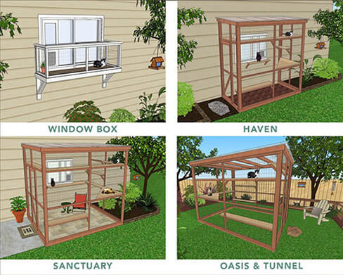 four types diy catio plans