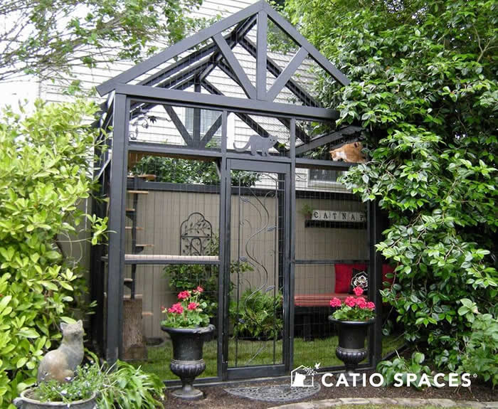 Catio Cat Enclosure Catnap Exterior Title Catiospaces 510 Wm