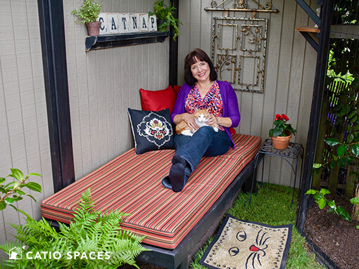 Catio Cat Enclosure Cynthia Chomos Catnap Catio With Serena Catiospaces 510 Wm