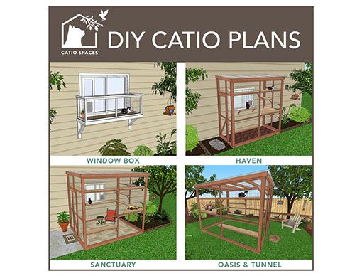 Enclosed outdoor cat play hot sale area