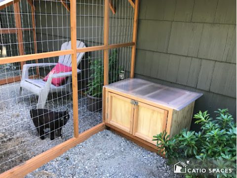 DIY Catio Plan: Outdoor Litter Box DIY Plans