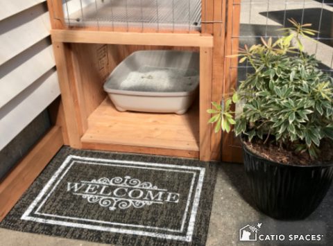 DIY Catio Plan: Outdoor Litter Box DIY Plans