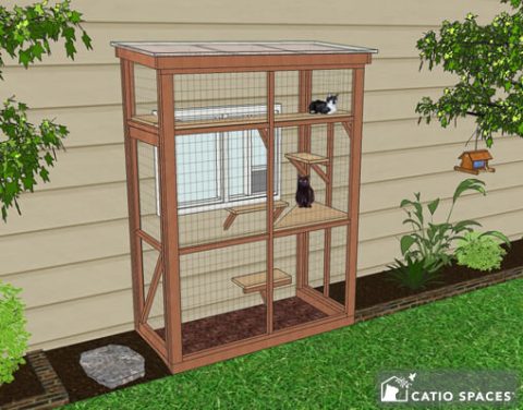 DIY Catio Plan: The HAVEN™ Catio Plans with 3x6 and 4x8 Options