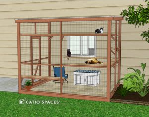 Catio Bench Litter Box Diy Exterior Sanctuary 510 Wm Catiospaces