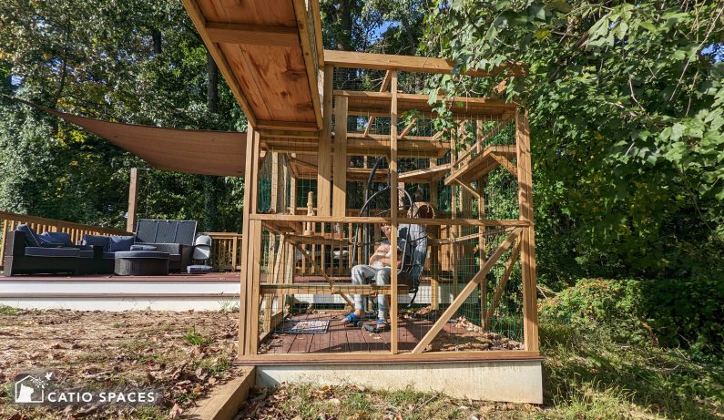 Exterior Catio Tunnel Above Wm Catiospaces Com